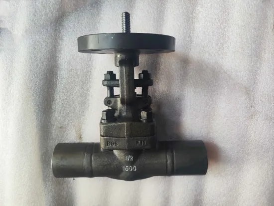 Weld extension pipe gate valve