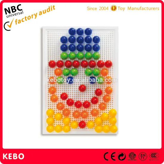 plastic mushroom puzzle toy for kids