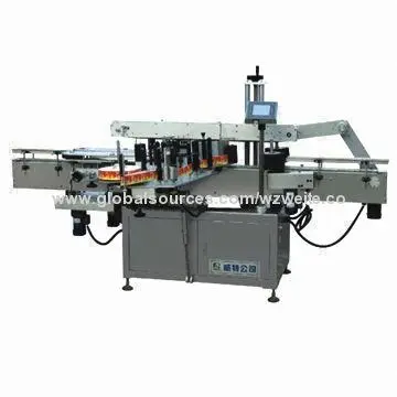 Label sleeving and shrinking machine
