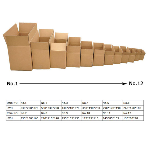 black corrugated paper box can with your logo