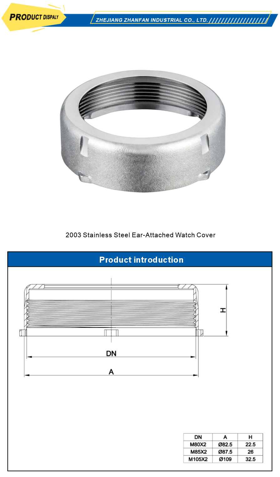 stainless steel meter cover with lugs