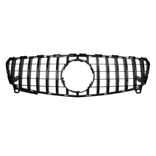 Factory Hot Sale GT Black Style Front Bumper Grille for Mercedes-Benz A-Class W176 (2016-2018)