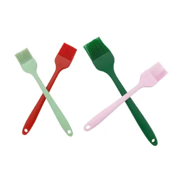 Custom Wholesale Food Grade Heat Resistant BBQ Oil Brush Silicone Baking Brush