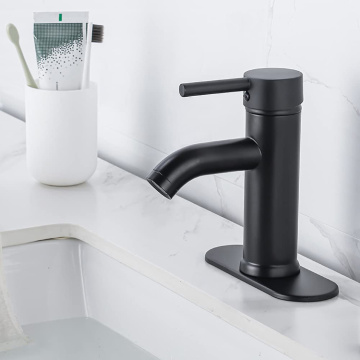 Cheap Bathroom Faucets One Hole Black Sink Tap