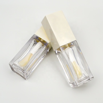 Custom Square Plastic Lip Oil Tubes with Big Wand Applicator