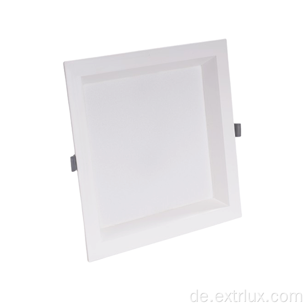 LED Plastik eingebrauchtes Anti-Blend-Quadrat-Downlight 18W