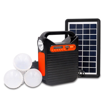 Small Multi-function Solar Home Lighting System - Solar Backup Power Kit