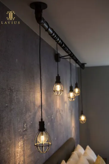 Inexpensive led spiral glass chandelier with balls