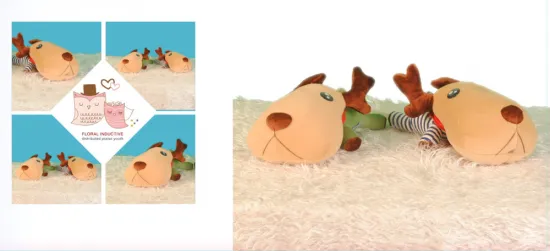 Dog plush toy sleeping pillow