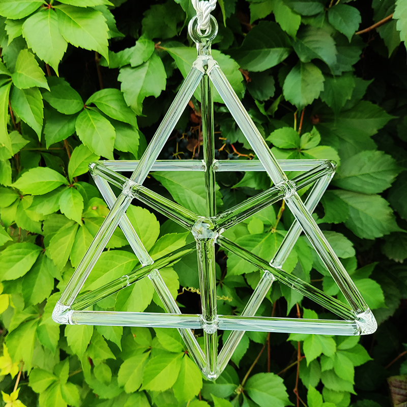 Clear Crystal Singing Merkaba