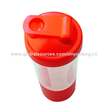 300mL Custom Cocktail Sports Protein Shaker Bottle with BPA-free, Easy to Rinse and Clean