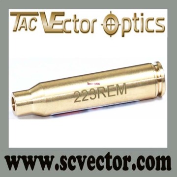 Vector Optics Gold Brass For .223 5.56mm Caliber Cartridge Style Red Laser Bore Sight / Sighter/Boresighter .223 Rem