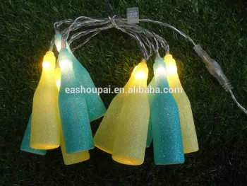 multicolor Christmas wine bottle string light 10led Battery Operated LED decoration lights