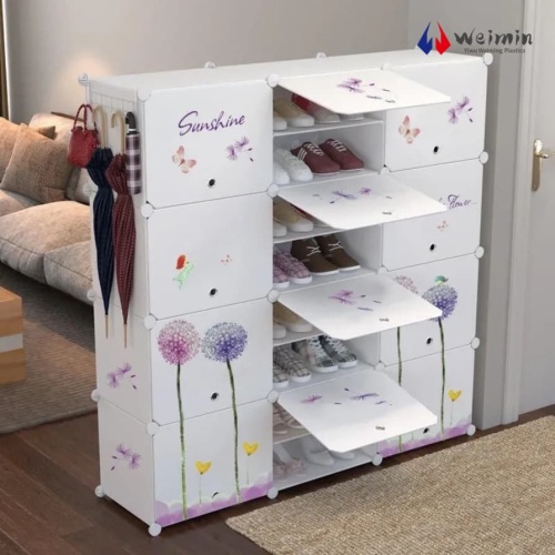 Suporte de sapato simples e compacto para entradas