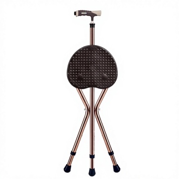 Легкая трехногая трость с сиденьем