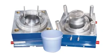 Plastic round chemical painting bucket mold