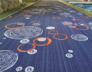 Modern 3D Printed Star Hotel Carpets for Banquet Halls and Billiards Rooms