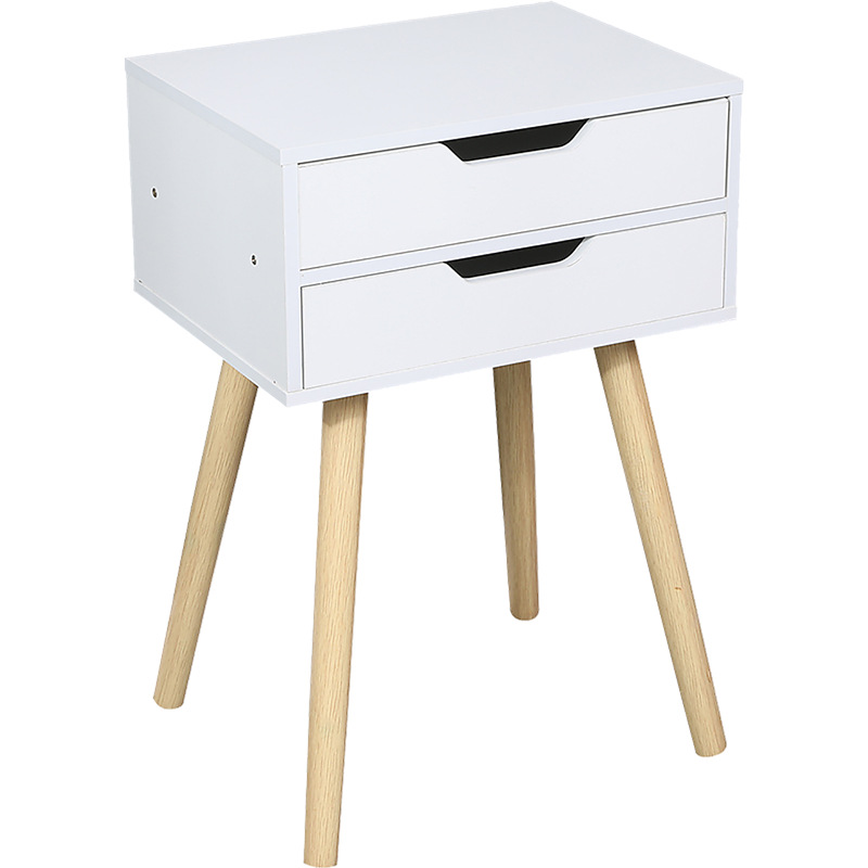 3 Drawer White Nightstand 4 Jpg