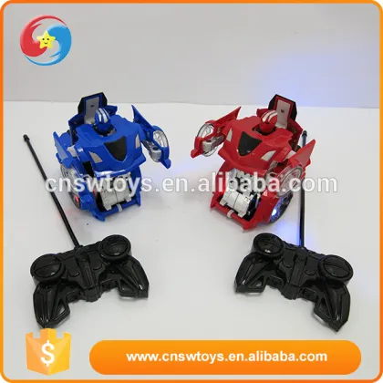 Deform Children toy fighting light and sounds R/C battle robot toy