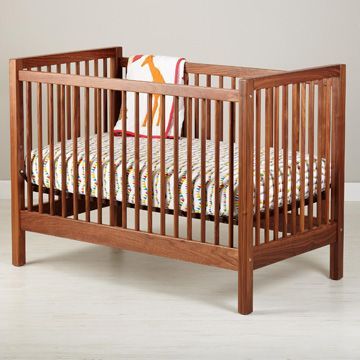 Baby Crib, Made of Solid American Walnut