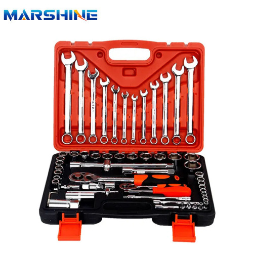 61pcs Chrome Vanadi Tools được đặt để sửa chữa xe hơi