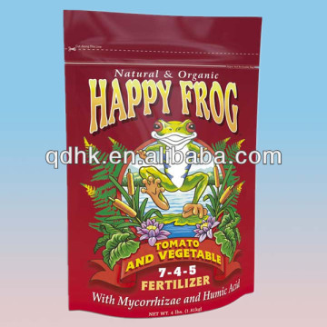 fertilizer packaging design plastic zip lock bag