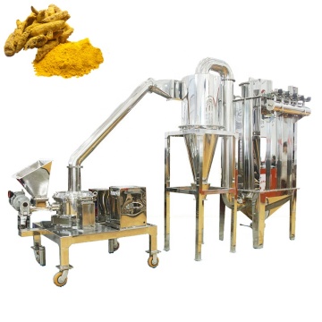 Garlic Ginger Spices Powder Grinding Machine - Turmeric Pulverizer for Food and Spice Crushing