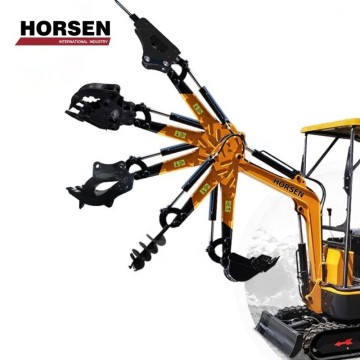 HORSEN China Factory Small Hydraulic Crawler Excavators 0.8-1 Ton for Sale