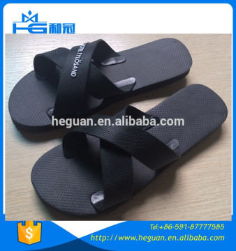 custom logo cheap wholesale slide sandal with X shape strap slippers -HG1734