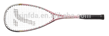 Hot sale good price aluminum carbon one-piece custom squash racket for adult