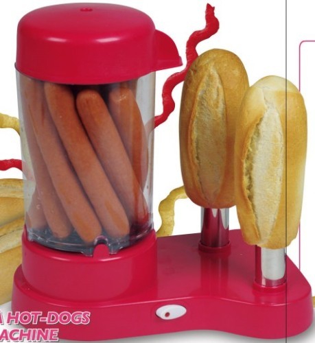 Home Electric Hot Dog Maker With Baked Bread 