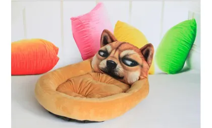 cartoon warm cat litter mattress pet nest