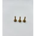 CNC Turning Milling Hardware M4 Screw Copper Parts