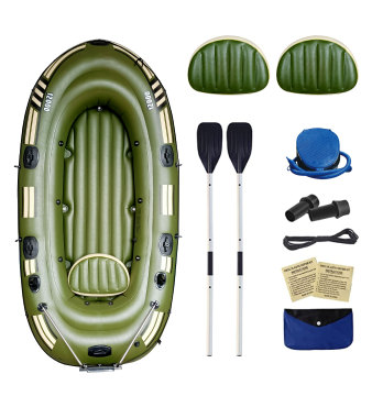 Customizable 2-4 Person Inflatable Fishing Boat for Water Sports