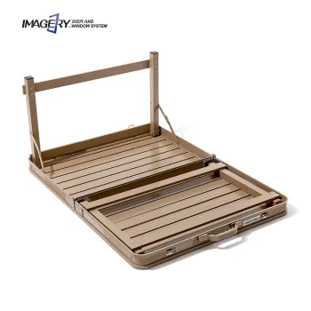 Portable Multi-Color Aluminum Folding Table for Balcony and Garden