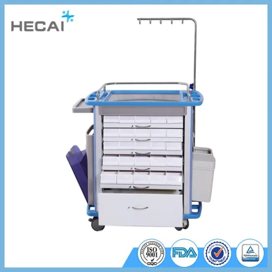 LS-850M hospital delivering 6 drawers medicine drug cart trolley