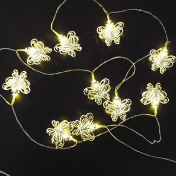 twinkle christmas ball string light warm white