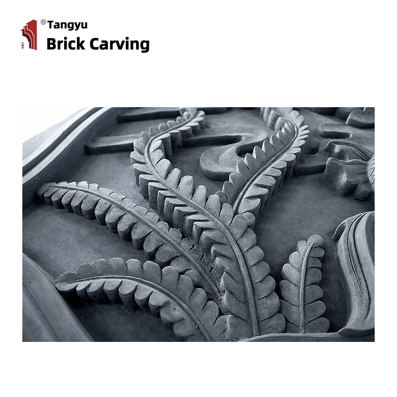 diamond-shaped brick carving