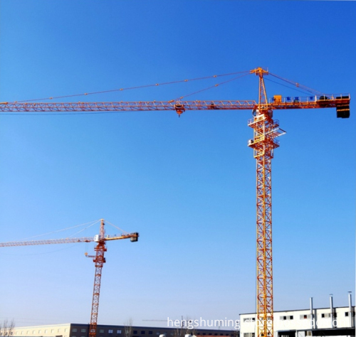 Used 8-Ton Flat Head Crane - T6515 5 Ton Tower Crane with 20 Meter Boom for Sale in Guangzhou, China