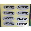 Pretty Crystal Clear Plastic Nameplate