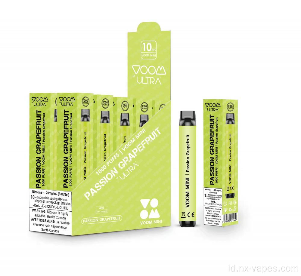Vape voom mini sekali pakai 1000 puffs