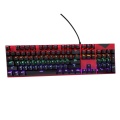 Teclado e mouse de jogos mecânicos RGB com fio