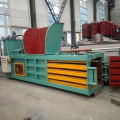 Horizontal cardboard waste carton press machine