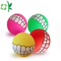 Смешные Pet Teether Силиконовая собака Chew Toy Balls