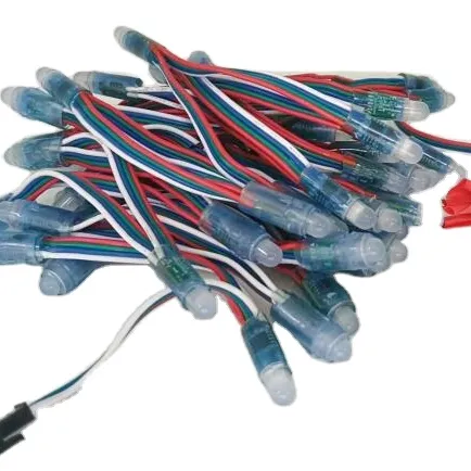 12mm GS8206 IC DC12V Rain Light Snow Rainbow Drop RGB Strip LED Pixel Holiday Christmas Light