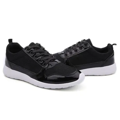 Korean fashion breathable casual shoes summer new design sports lady's shoes flat shoes