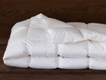 wholesale soft white duck feather down down filled quilt