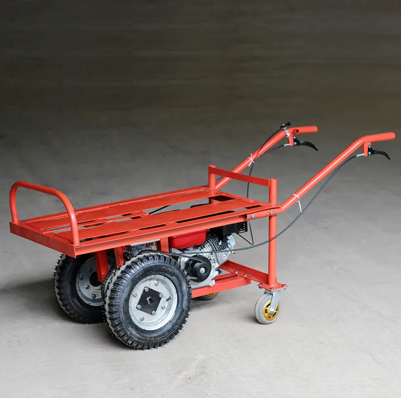 Factory Outlet Large Warehouse Truck Heavy-duty WheelbarrowsElectric Cart Electric Trolley Pull Truck Trailer Trolley