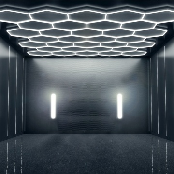 Pencahayaan garaj LED hexagonal: Lanterns Honeycomb Gudang