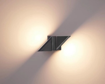 Hagood 12W Waterproof LED Wall Light IP65 Adjustable Angle for Hotel Room, Restaurant, Garden